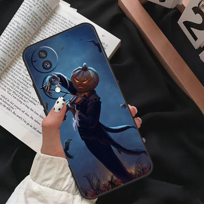 Halloween Pumpkin Ghost Mummy Case For Honor 90 Lite Magic 5 Pro 70 50 10 Honor X8 X7 X9 X9a X8a X7a X6a 9X 8X Back Cover