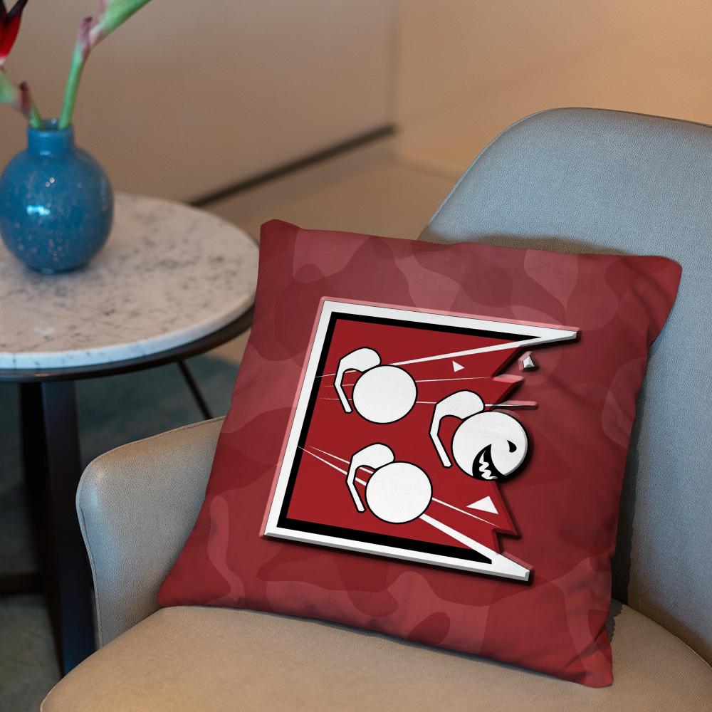 Tom C-Clancys R-Rainbow Six Siege Game Cushion Cover 2-in-1 Reversible Plush Pillow Cover | Car/Sofa/Bed | Perfect Gift