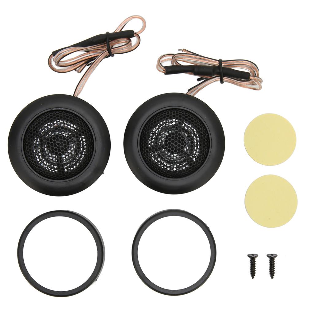 2 Pcs Car Dome Tweeter 800W High Sensitivity Audio Stereo Loudspeaker for Sound System