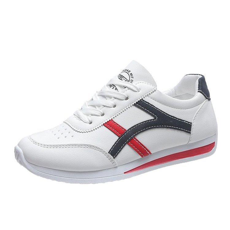 Scarpe da ginnastica e tempo libero da studente, colore a contrasto, traspiranti, base piatta, taglia grande, nuova collezione primavera