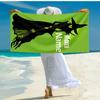 Personalized customized proof beach towel with Wicked pattern - soft, absorbent,quick-drying,perfect swimming,camping&bathing