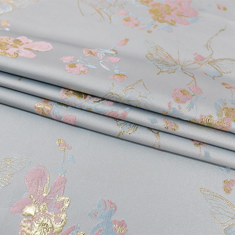 50x150cm High-end Jacquard Brocade Silk Fabric For Diy Sewing Cheongsam Hanfu Dress Kimono Garment Luxury Designer Fabric