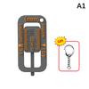 Tire Tread Depth Gauge Keychain Portable Measurer Car Tire Safety Check Universal Essential For Road Trips And Car Maintenance