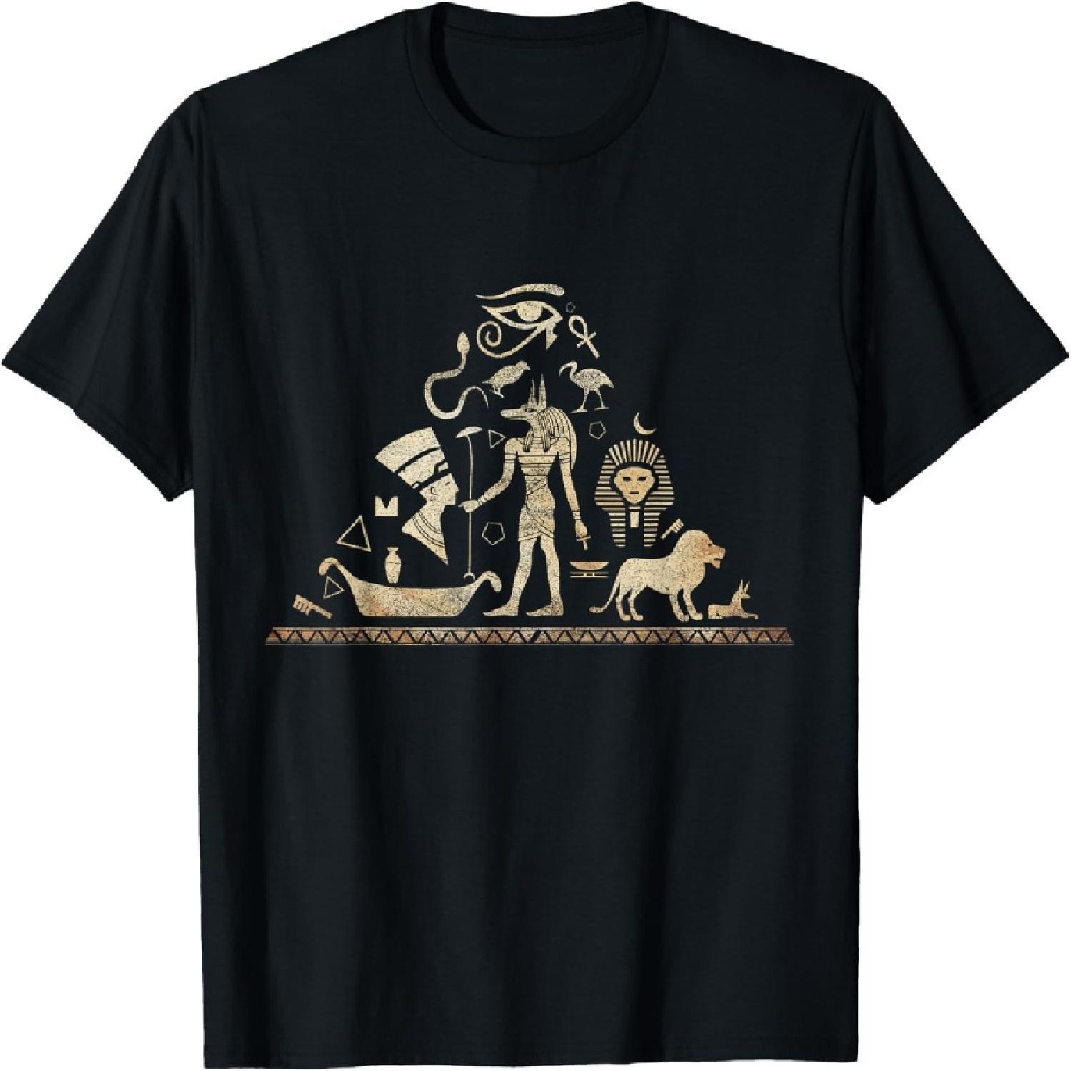 

Pharaoh Pyramid Egypt T-Shirt XXXXXL різнокольоровий