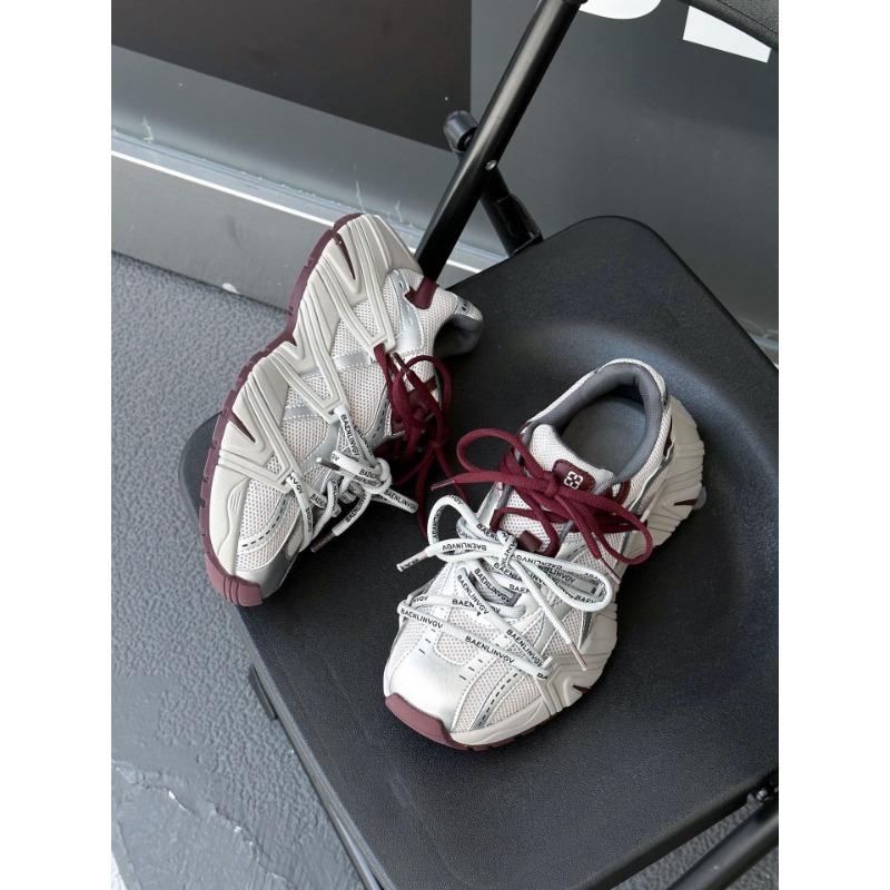 

Leather platform dad shoes women s autumn new mesh breathable comfortable versatile casual sports shoes running shoes 40