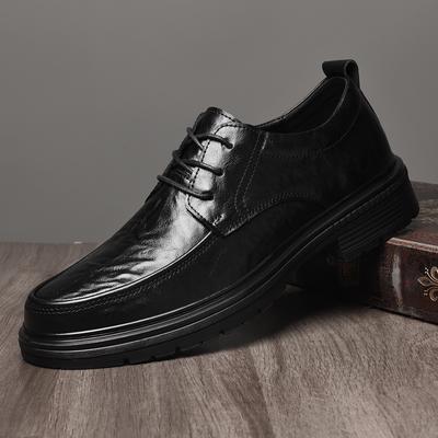 Fashion Outdoor Male Walking Flats Men Leather Casual Oxfords Shoes All-match Classic Men Shoes Wedding Handmade Men's Dress Footwear