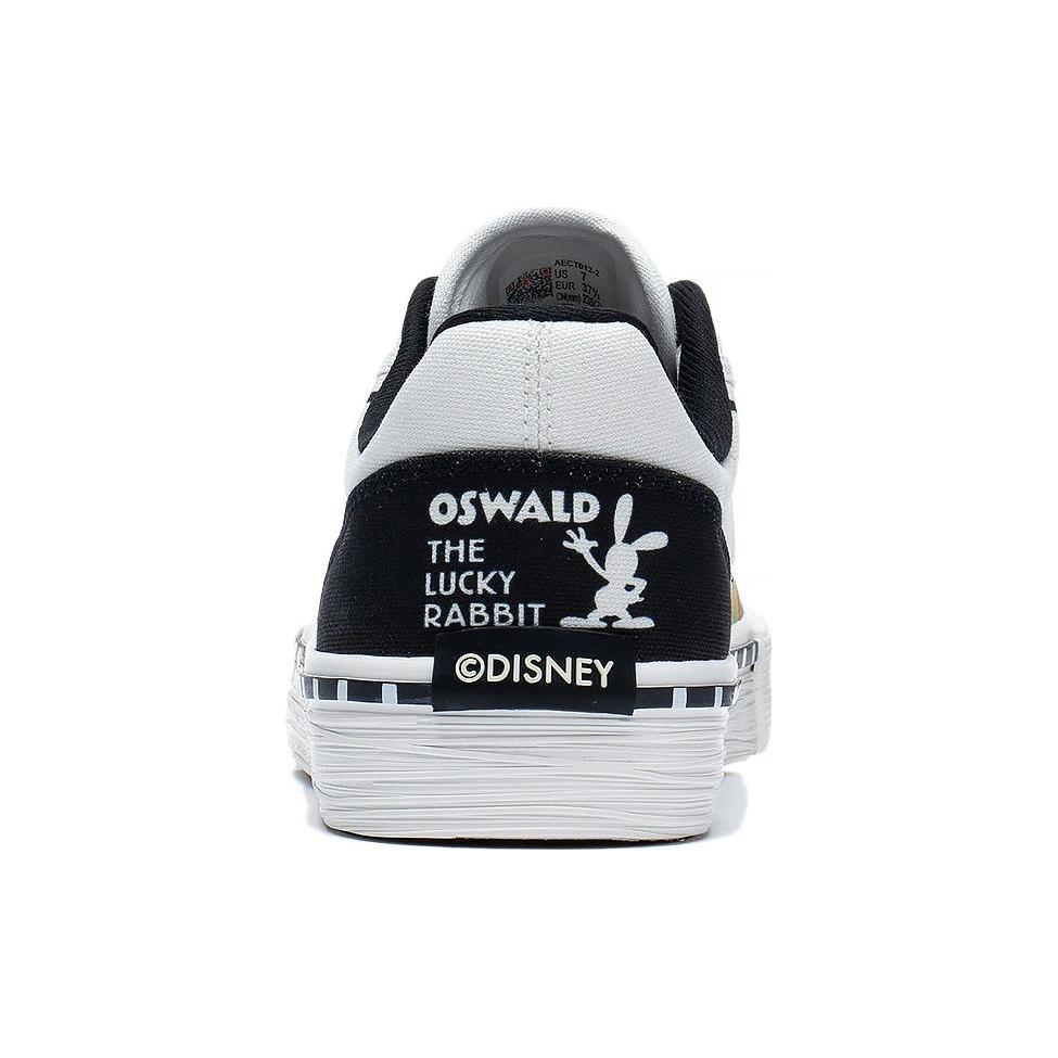 OSWALD x Li Ning 50/50 Slip Resistant Abrasion Resistant Low top Skateboard Shoes Women's White Black AECT012-2