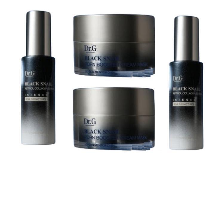 Dr.G Black Snail Retinol Collagen Serum Intense 30mLx2 + PDRN Booster Cream Mask 50mLx2 (42517459)