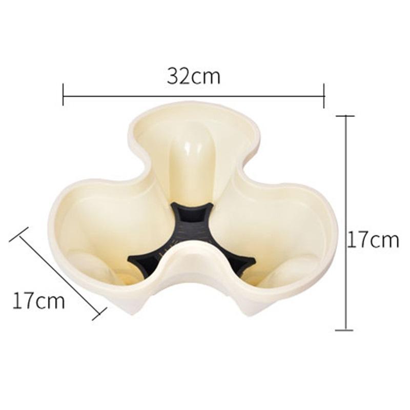 Kunststoff-Blumentopf Vertikaler Mehrschichtiger Pflanzkasten Gemüsegarten Erdbeertopf Kreativer Balkon-Pflanzbehälter