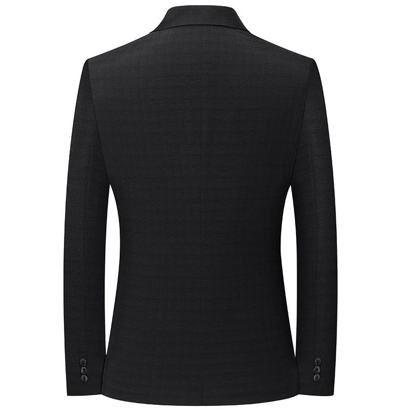 Suit Men's Spring and Autumn Business Men's Clothing Non-ironing Slim Fit Light Single Western Top Casual Suit Jacket