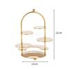 dessert table display rack bread table fruit tray Gold Dim sum Creative cake rack Restaurant Snack decoration Dessert rack
