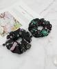 Maia Milky Way Star Jacquard Hair Scrunchie-Green
