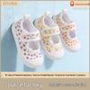 Spring Stylish Printed Soft Sole Velcro Square Toe Baby Girls' Shoes