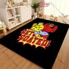 Funny S Sunny and Mel0n Pattern Carpet Rug for Living Room Bedroom,Office Areas,large Decora Mat, Durable Machine Washable Mat