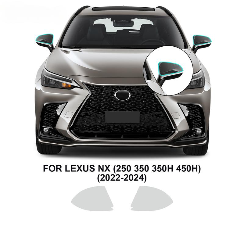 For Lexus NX 250 350 350H 450H   2024 Clear Pre Cut PPF Scratch Car Paint Protection Film TPU Headlight Rearview Mirror