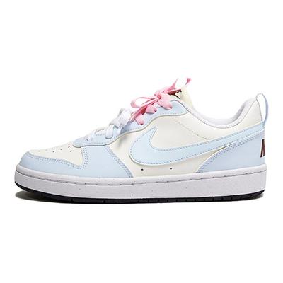 Court Borough Skateboard Shoes Women's Low Top Pink/White/Blue FV8120-141(Team15-)