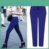 Comfortable Women Harem Pants Long Trousers With Drawstring And Breathable Fabric