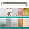 Stainless Steel Paper Towel Holder Kitchen Bathroom Roll Paper Dispenser No Drilling Tissue Hanging Rack