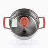 Tefal Two-handed Pot 20cm IH Compatible with Gas Fire, Free of Hazardous Substances Such As PFOA, 10 Year Warranty "Optispace IH Stainless Steel Stew