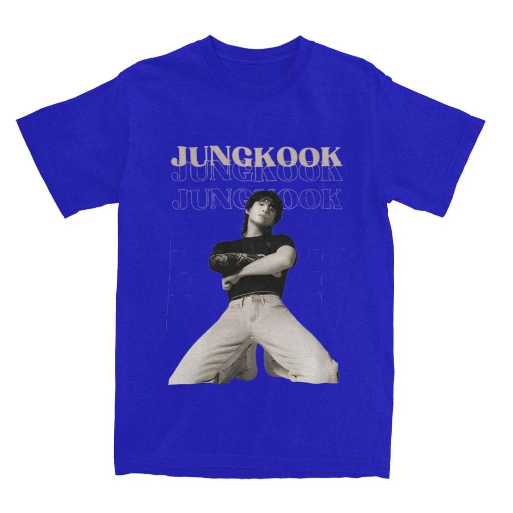 Jungkooks Vintage T-Shirt Sommer Koreanischer Pop Fantastische T-Shirts 100 Baumwolle Harajuku T-Shirt für Männer Kurzärmelige Freizeit-Tops