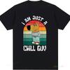 Just A Chill Guy T-shirts for Men Funny Meme Graphic T Shirts Cotton Casual Short Sleeve Tshirt Mens Clothes Designer Tshirts