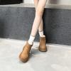 Women's Snow Boots Flat-soled, Non-slip Women Ankle Boots and Short Boots Winter Warm Slip-on Female Boots