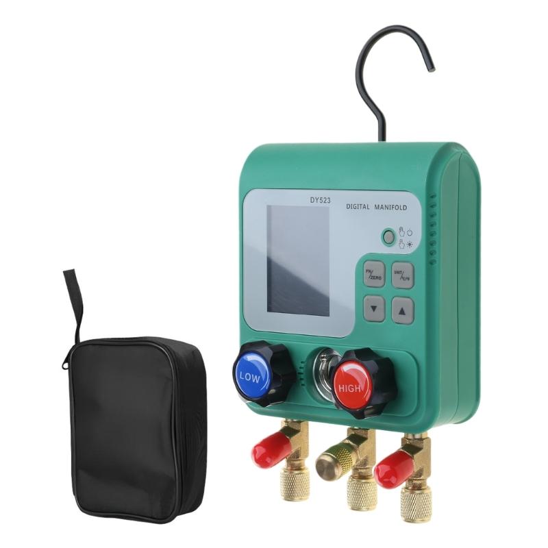 

High Precise Car Air Conditioning Refrigerants Pressure Gauge with LED Display Suitable for Easy Monitoring Diagnostics 1