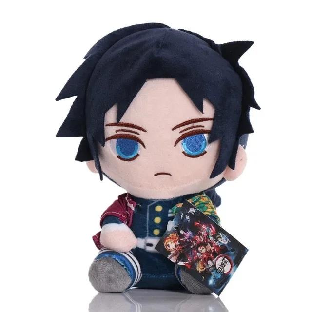 Demon Slayer Plush Stuffed Toys Tsugikuni Yoriichi Michikatsu Akaza Cartoon Anime Figure Doll Children Birthday Gift s Cuddly Fluffy Huggable Kawaii