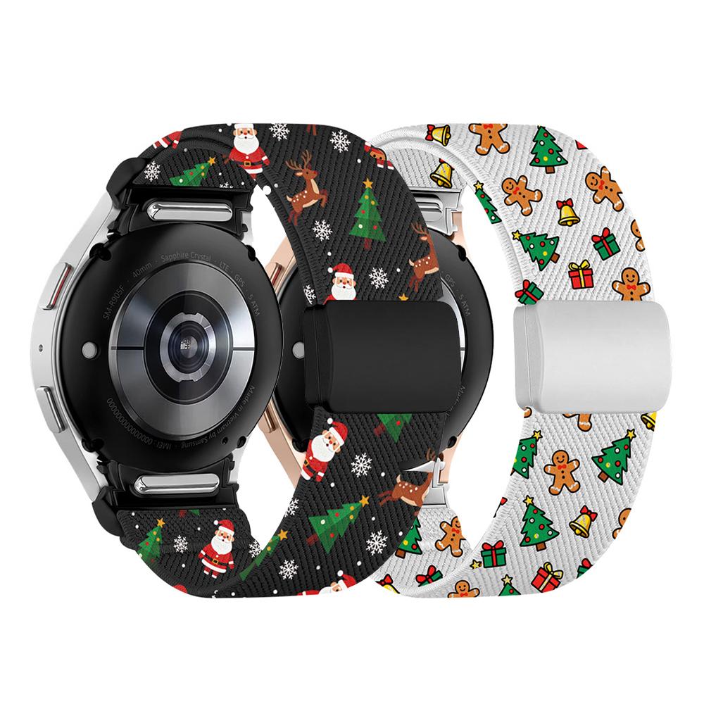 

Christmas Band for Samsung Galaxy Watch 7/6/5 Pro/6 classic 40mm 44mm Sport No Gaps wrist correa Bracelet Galaxy Watch 7 straps Galaxy Watch 7 44mm