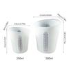 2Pcs Set Measuring Cups with Graduated Scale 250/500ml Laboratory Capacity Cups