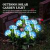 Solar Lights Outdoor Garden Light Waterproof Solar Garden Lights with Hydrangea Flower Lights LED Solar Powered Landscape Lights