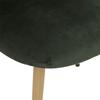 Chaise velours "Slano" Atmosphera - Vert