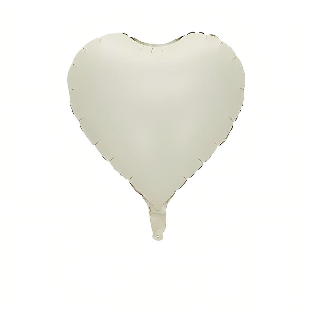 Individuelle Hochzeitsdekoration 18 Zoll Folienballon Helium Geburtstagsparty Aluminiumfolie Einfarbiger Herzförmiger Ballon