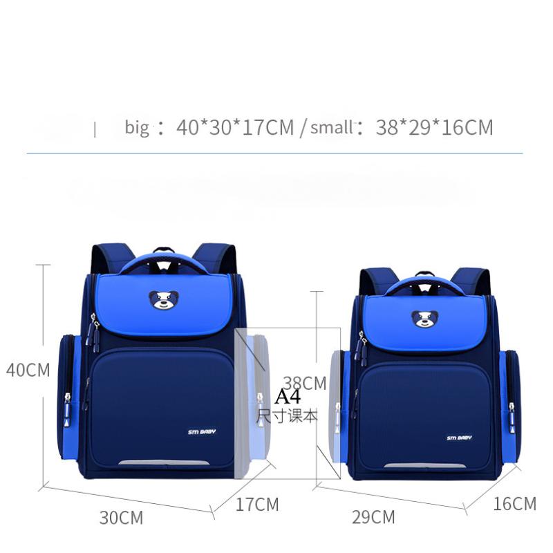 Wasserdichte Cartoon-Schultaschen für Mädchen und Jungen Kinder-Reiserucksäcke Grundschulrucksäcke Orthopädische Schultaschen