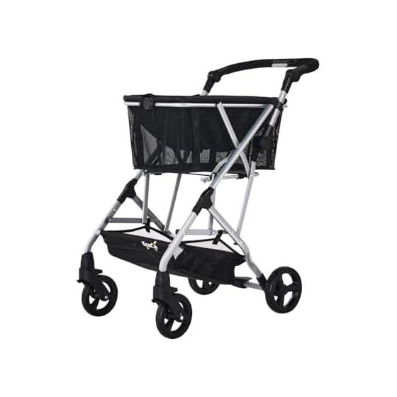 Ecoca Premier [My Bag Set] Handle Height Adjustment Function Lightweight 4.35kg My Cart Shopping Cart Shopping Cart Folding 4 Wheel Shopping Compact