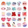 50-Sheet Self-Love Graffiti Stickers: Motivational Phrases, Waterproof DIY Journal & Card Making