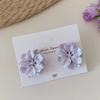 Blooming Gardenia Stud Earrings Pink White Purple Acrylic Flower Earrings for Women Big Personality Temperament Trendy Jewelry