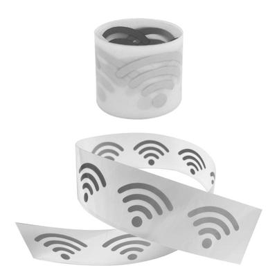 Toppe termoadesive termoadesive con logo WiFi Nastri riflettenti 3X100 cm Parches Ropa Adesivo per vestiti Fai da te Pressa di calore Applicato Ferro sul trasferimento