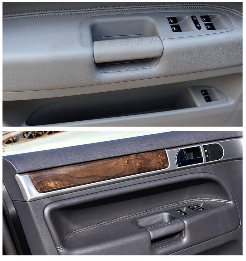 Volkswagen Touareg Black Front Left Driver's Door Handle with Inner Buckle