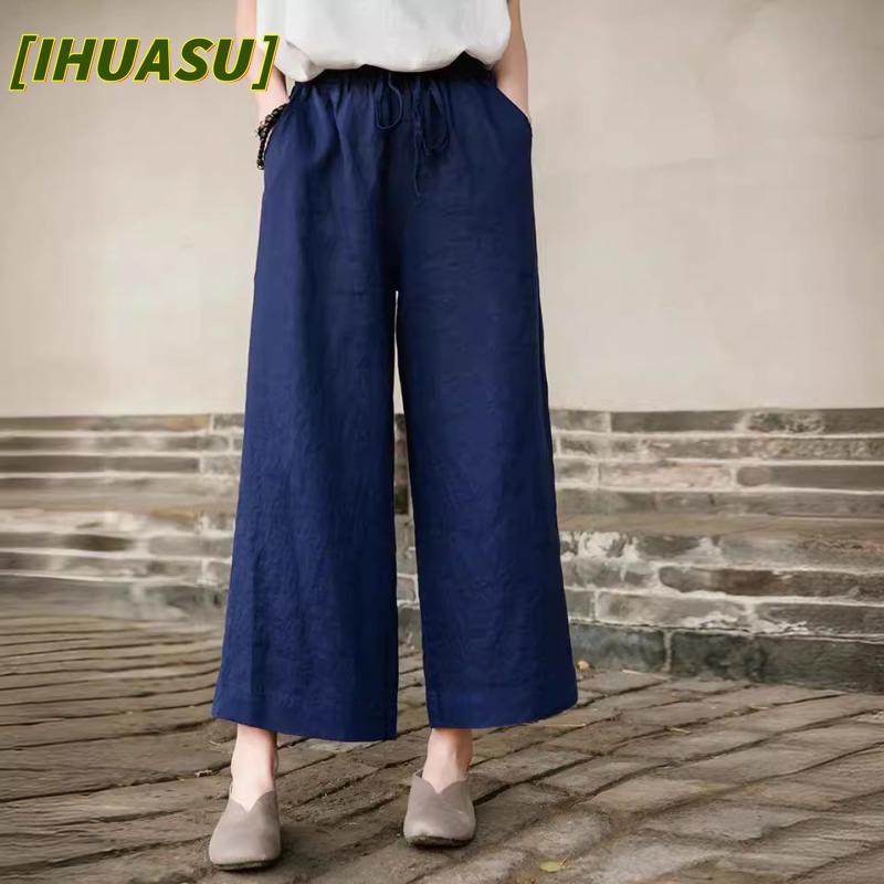Pantalons et Pantacourts Décontractés pour Femmes JPNTKY Couleur Unie Imprimée