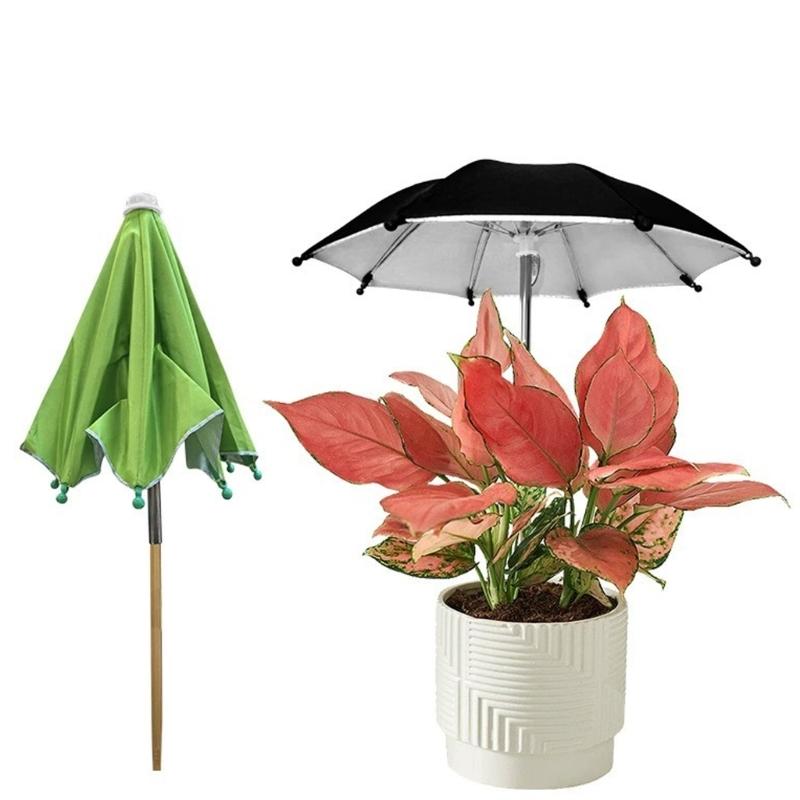 Garden Plant Rainproof Umbrellas Sunshades Umbrellas for Potted Flowers and Succulents Decoration