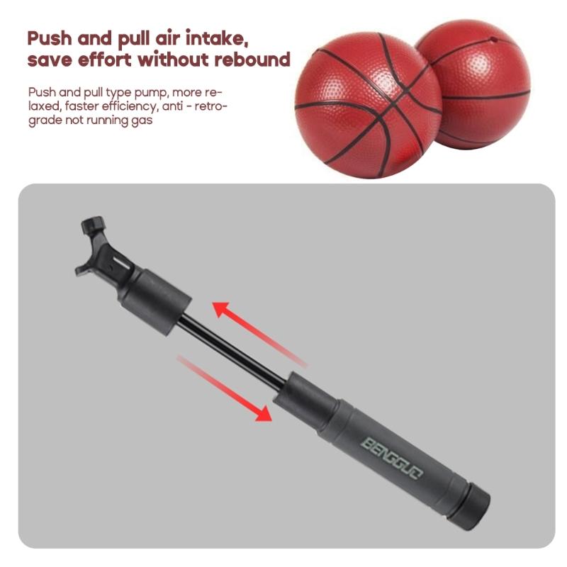 Portable Ball Pump with Needle, Air Pump for Basketball Soccer Volleyball Ball