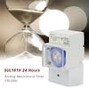 110230v SUL181H 24 Hours Analog Mechanical Timer ManualAuto Controller Time Switch