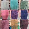 2 3 4mm Natürliche Facettierte Citrin Fluorit Amethyst Steinperlen Runde Mineralperlen Für Schmuckherstellung DIY Armband Zubehör