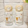 Rilakkuma Kawaii Bear 316 Stainless Steel Insulated Cup Ins Double Mouth Water Cup For Students Large Capacity High Beauty Cute
