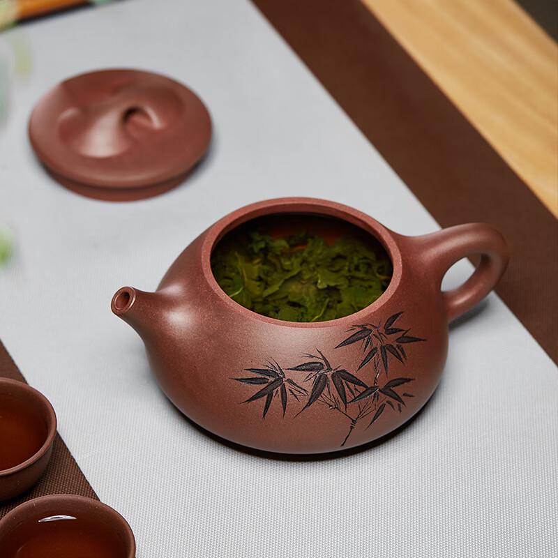 Hu Xiaoxiang Handmade Yixing Zisha 'Jingzhou Shipiao' Teapot