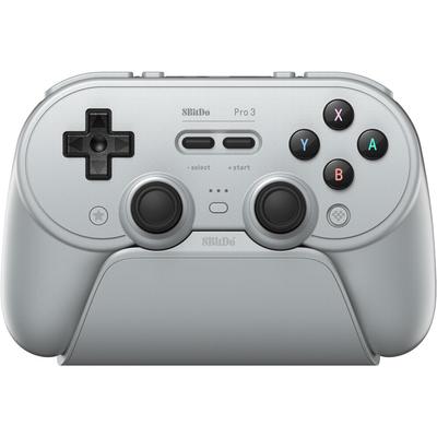Bluetooth ovladač 8BitDo Pro 3 - Šedý