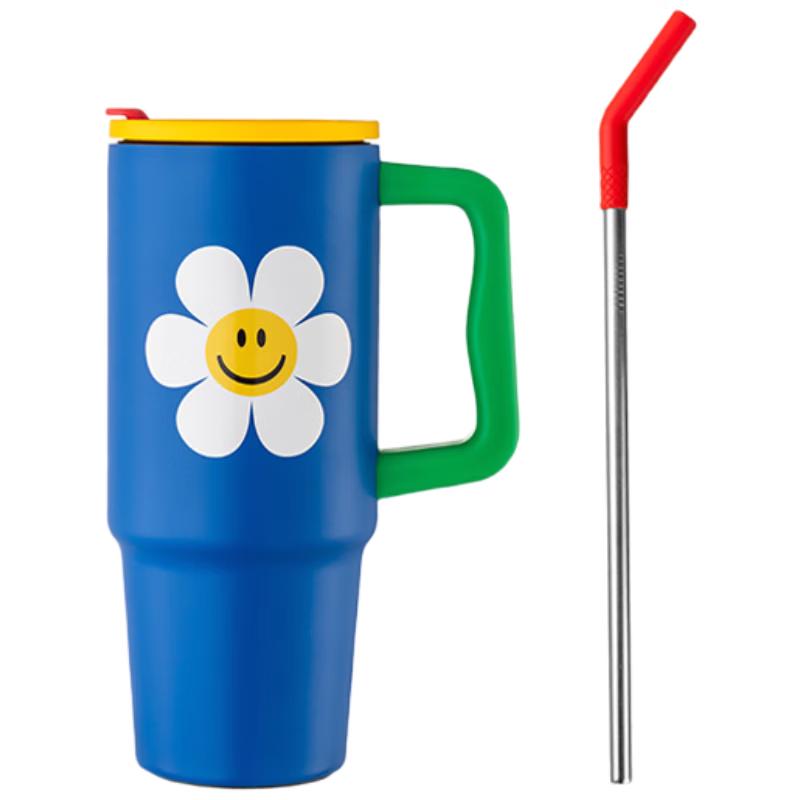 GLASSLOCK x wigglewiggle 900ml Insulated Straw Tumbler