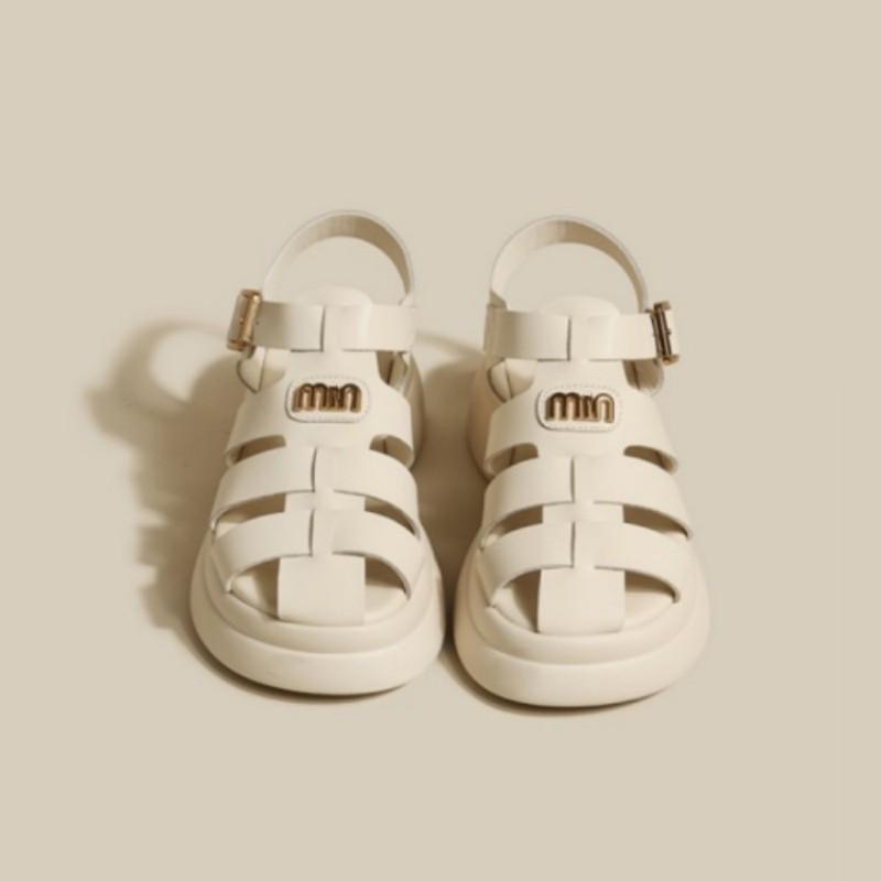 

Fashion New Summer Fashion, Comfortable and Casual Thick-soled Platform Platform Thick-soled British Style Casual Women s Shoes 35