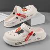 Men's hole shoes 2025 new non-slip thick-soled casual outer wear beach soft-soled nurse bag head slippers men